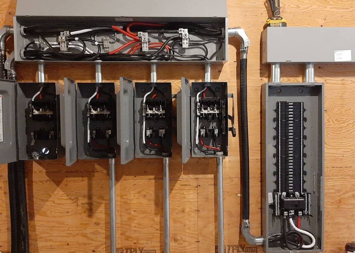 Electrical panel wiring